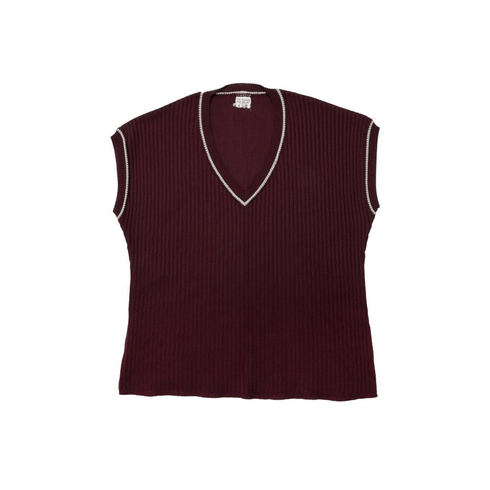 Sundazed (Austria) 70s Collegiate Ottoman Rib Knit Vest